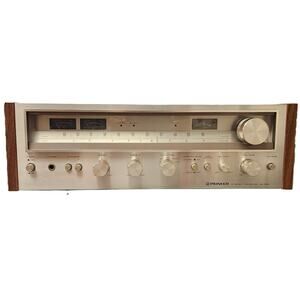 Vintage Pioneer SX-580 Stereo Receiver Silver Tested and Working